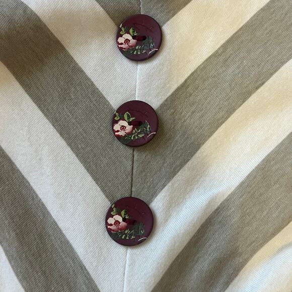 Giggle Moon 7 Girls Long Sleeve Dress Leggings Outfit Maroon Whimsical Elephant - Picture 4 of 11